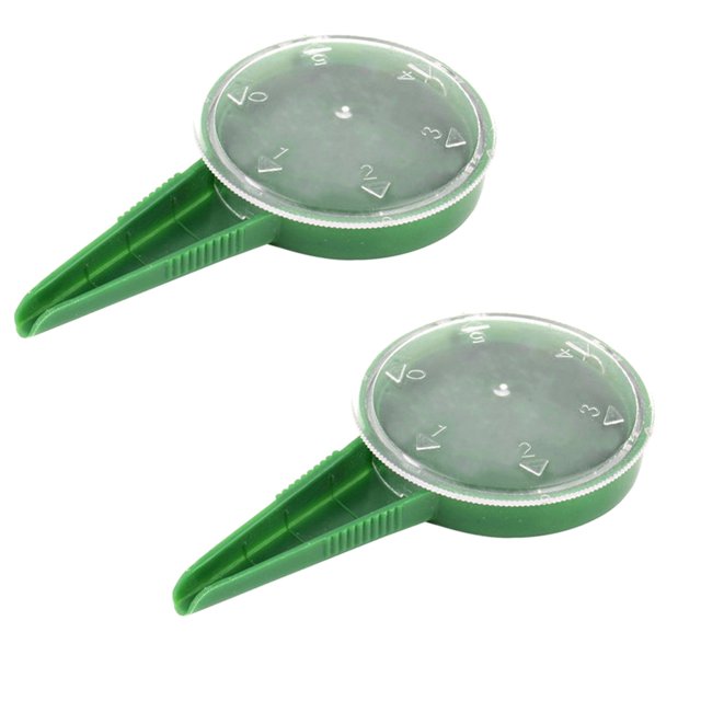 KAKOWELY plastic dibber 2pcs Handheld Gardening Tool Plastic Planting Tools Garden Dispenser4.92"X2.64"X0.71"