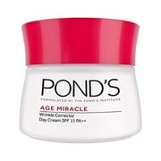 Ponds Age Miracle Day Cream, Anti Wrinkle Cream & Face Moisturizer with SPF 15, Use as a Daily Moisturizer for Face, 50 ML
