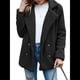 thumbnail image 2 of Abrigos de Invierno para Mujer, de Forro , Piel Sintética, de Oveja, Chaquetas Extragrandes y Modernas, Ropa de Abrigo Cálida Negro 4XL, 2 of 9
