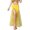 Yellow, variant on MOJOGO Women's Belly Dance Skirt High Waiste Sequin Mesh Maxi Skirt Carnival Festival Dress Side Split Performance Skirts Red Free Size