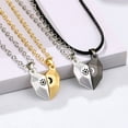 thumbnail image 3 of Joernso 1 Pair Clavicle Chains Personality Matching Magnetic Sun Moon Paired Pendant Couple Necklaces Jewelry Accessory, 3 of 8