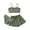 Army Green, variant on 2026 New High Waisted Bikini Sets Sporty Three Piece Swimsuits Color Block Cheeky High Cut Bathing Suits, Bikini Set - Teen Swimwear Separate Top & Bottom for 7-13 Years (Light Blue, 7-8 Years)