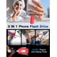 thumbnail image 2 of Memoria USB TEARMOS de 512 GB Photo Stick para iPhone, rojo oscuro, 2 of 8