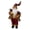 Red gold, variant on 30cm 11.8'' Tall Standing Santa Clau Statue Multicolor Optional Plastic Figurine