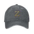 thumbnail image 1 of ZICANCN Casquette de Baseball Réglable Femmes, Chapeaux Alphabet Z Pattern pour Hommes Adulte Lavé Coton Denim Baseball Caps Mode, Heather Profonde, 1 of 6