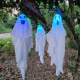 thumbnail image 5 of Venta urgente 3 Pack Light-up Halloween White Hanging Ghost Decorations,27.5in Hanging Ghosts For Trees, Outdoor Ghost Halloween DécorPopulares ¡NUEVO!, 5 of 5