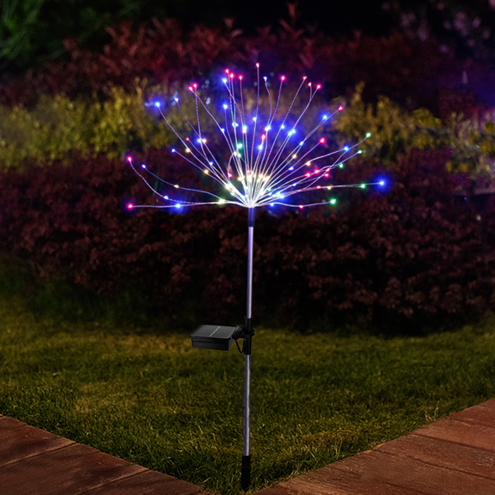 Solar Powered 150 LED Strip Light Garden Path Yard Decor Lamp Outdoor Waterproof