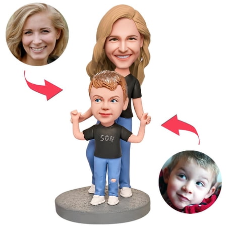 Custom Handmade Bobblehead Figurines DIY Personalized Clay Dolls 3d Statue Sculpture From your Photo Bespoke Gift for Lover