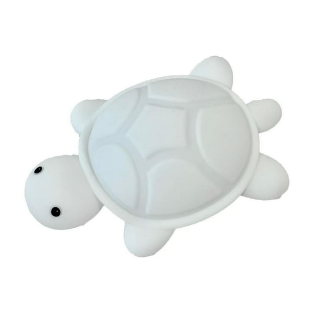 kjfeif Cute Turtle Night Light for Kids Soft Silicone Nursery Lamp 7 Color Changing Tap Control Dimmable LED 1200mAh USB Rechargeable Animal Nightlight for Bedroom/Travel