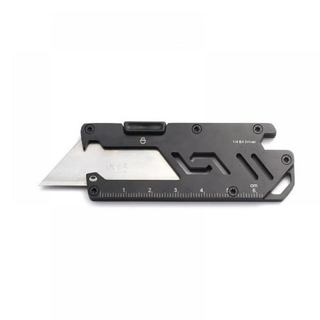 

JOLLY Stainless Steel EDC Folding Utility Knife Wallpaper Knife Multi-function Paper Cutter Courier Knife Manual Knife Outdoor Peeler
