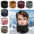 thumbnail image 3 of New Warm Thick Solid Color Winter Scarf Neck Protection Neck Warmer Neck Scarves YELLOW, 3 of 6