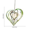 thumbnail image 3 of Fufafayo under $5 Wind Chime, Wind Chimes, Silent Wind Chime, Valentine's Gift, Hanging Decor for Garden, Patio, Balcony, Heart Ornament for Indoor Outdoor Use, Romantic Home Decoration, 3 of 6