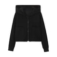 thumbnail image 3 of JAJAHO Kids Girls Hooded Jacket Lightweight Spring Long Sleeve Zip Up Hoodies With Pockets Outwear 4-10 Years Trendy Tops, 3 of 6