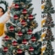 thumbnail image 1 of mfyjkho Juego de adornos navideños de bola de extraterrestre - Decoraciones colgantes de poliéster para árbol y decoración navideña - 1 pieza, 1 of 7