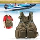 thumbnail image 4 of Chaqueta de pesca chaleco de pesca con seis bolsillos delanteros más con 4 hebillas ajustables duraderas para el hogar pesca viajes Camping ANGGREK Otros, 4 of 8