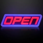 Super Bright LED Open Sign  Stand Out with Ultra Bright SMD LEDs in Vibrant Red and Blue  Get Your Business Seen Day or Night with This 15 x 5 Inch That Fits Any Window  Includes Fixings
