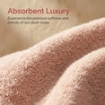 thumbnail image 3 of Unique Bargains 2Pcs Pure Cotton Soft Absorbent Hand Towels Orange 29" x 13", 3 of 8
