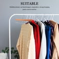 thumbnail image 4 of OULII Hanger Multiple Hooks Wooden Clothes Organizer Light Brown 1Pcs, 4 of 8