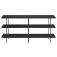 thumbnail image 4 of Henn&Hart 64" Table Console Grain Noir/métal, 4 of 10