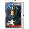 thumbnail image 3 of Marvel Comics - Captain America Card Wall Poster, 22.375" x 34", Framed, 3 of 5