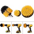 thumbnail image 5 of Vxdvou Drill Brush Kit for Cleaning and Decontamination of Wheels, Tub, Grout, Bathroom, Floor, Tile, Shower, Toilet - Nylon Bristles, 3 Brushes, Quick Change Shaft, Heavy Duty Cleaning Tool, 5 of 7