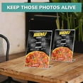 thumbnail image 3 of pbf 4x6 Clear Picture Frame | 4 x 6 Acrylic Picture Frame | Vertical Acrylic Stands for Display | Plastic Photo Frame | Slanted Plastic Picture Frames for Table Sign, QR Code Display (24-Pack), 3 of 6