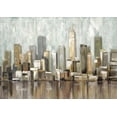 thumbnail image 2 of Art Atelier Alliance 18x14 Gold Ornate Wood Framed with Double Matting Museum Art Print Titled - City Scape 1, 2 of 4