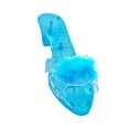 thumbnail image 2 of JWQFBC Princess Shoes Fancy Dress Multifunctional Beautiful Heels Slip on Shoe for Kids Blue, 2 of 9