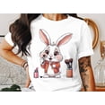 thumbnail image 2 of Cool Beautician Esthetician Beauty Makeup Bunny Rabbit Gift T-Shirt Beautician Hairdresser Bunny Birthday Holiday Gift Tshirt, 2 of 10