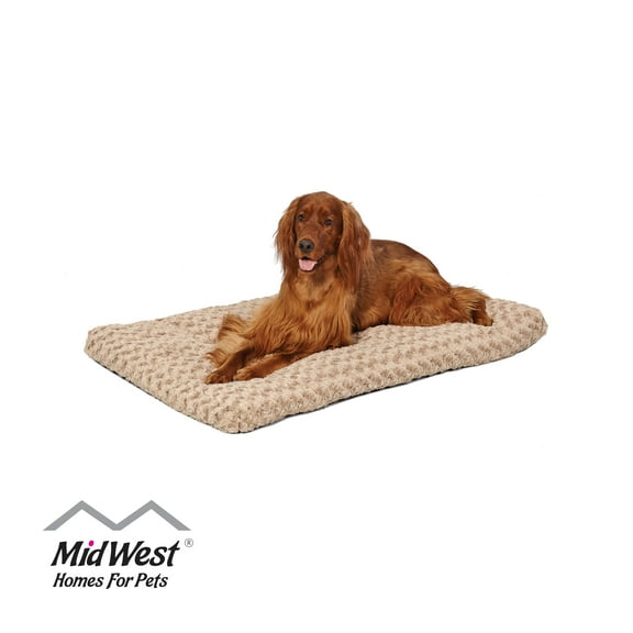 Midwest Homes for Pets Ombre Mocha Swirl Fur Pet Dog Bed 42"