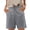 Gray, variant on Vedolay Plus Size Shorts Womens Perfectly Shaping Hyper Stretch Bermuda Shorts,AG XL
