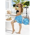 thumbnail image 2 of HAPPY BAY Women's Pareo Swimwear Bikini Beach Wrap Sarong One Size Lapis, Palm Tree, 2 of 4