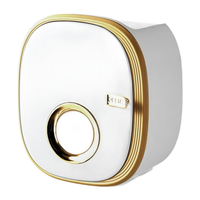 Portarrollos de papel higiénico, caja de almacenamiento de pañuelos, soporte impermeable, soporte para teléfono, estante de pared para baño, inodoro, B