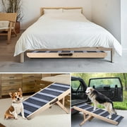 Dog Ramp, Folding Portable Pet Ramp for Dogs and Cats, 43.3