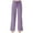 Purple, variant on High Waisted Pants for Women Women's Solid Color Strapped Pockets Loose Casual Wide Leg Cotton Linen Casual Pants Pants Petite Wide Leg Pants for Women (Beige,L)
