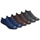 thumbnail image 1 of Calcetines Dickies Dri-Tech Moisture Control No Show, color marrón, 6 pares, 1 of 5