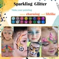 thumbnail image 3 of Kit de Pintura Facial LOVLOV 42 Colores Maquillaje No Tóxico, 3 of 9
