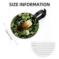 thumbnail image 5 of Saint Patrick's Day 2pcs PU Leather Round Bag Tags Suitcase Handbag Tags with Privacy Cover and Name ID Tag for Travel Luggage, Handbags, Backpacks, School Bags, 5 of 6