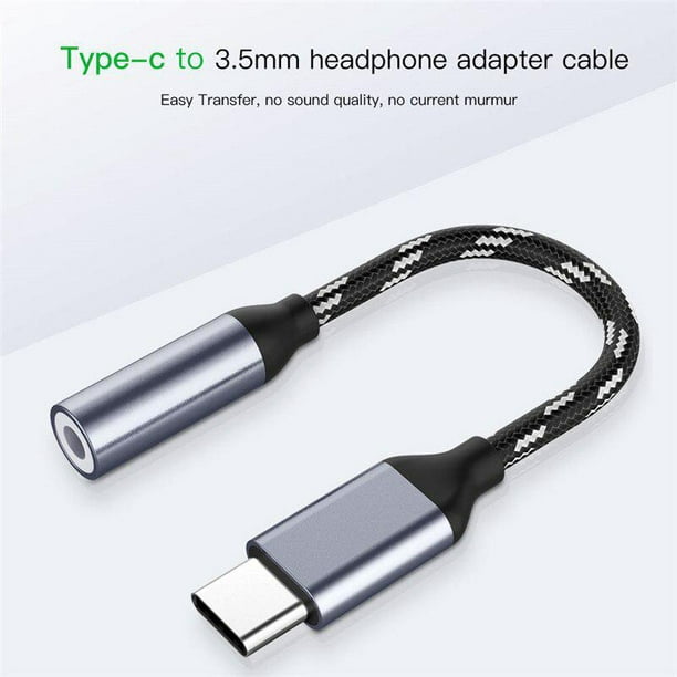 Câble de charge court, câble USB-C vers USB de 0,5 pi, noir - PrimeCables®