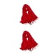 thumbnail image 3 of Sonducket Bufanda de mujer con borla, bufandas de invierno de moda gruesa pura, chal de Cachemira hecho a mano para mujer, nuevas decoraciones Rojo 200*70cm 2piezas, 3 of 6