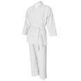thumbnail image 3 of Uniforme de karate para estudiantes, ropa deportiva, disfraz de artes marciales de karate L, 3 of 5