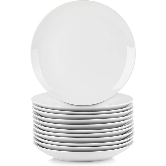 7.5" Catering Coupe Salad/Dessert Plate, Set of 12,White