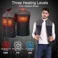 thumbnail image 3 of Heated Vest for with Battery Pack Included, Lightweight Warming Electric Heated Jacket, 3 of 6