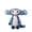 Blue, variant on ZMKIAG Long-Limbed Sitting Stuffed Animal Plush Toy, Soft and Comforting Pp Cotton Filled Ideal for Home Decoration, Young Adults Room Decor and Emotional Comfort Companion