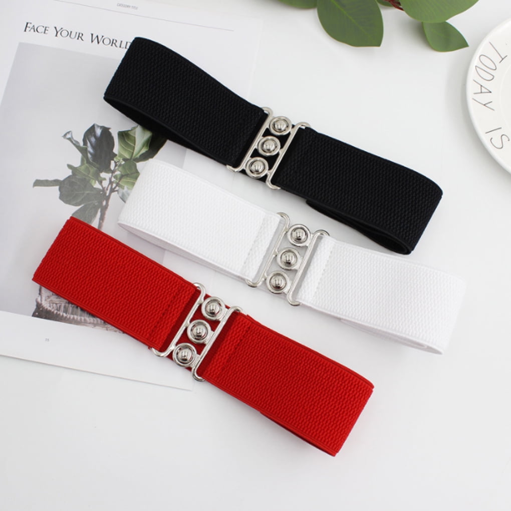 SPRING PARK 2pcs No Buckle Free Elastic Belt For Women Men Comfortable Adjustable Invisible Stretch Waist Belt For Jeans - View #3