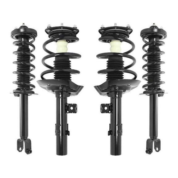 Front and Rear Strut and Coil Spring Assembly - Set of 2 - Compatible with 2014 - 2015, 2017 Honda Accord Hybird 2.0L