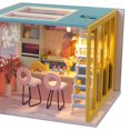 thumbnail image 1 of 3D bricolaje madera iluminación casa modelo miniatura muebles cabaña montaje juguete (B) Likrtyny Para estrenar, 1 of 8