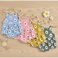 thumbnail image 2 of Newborn Baby Girl Summer Outfits Floral/Sun Romper Infant Sleeveless Strap One Piece Bodysuit Shorts Jumpsuit Cute Clothes, 2 of 7
