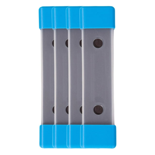 4 limpiadores de inodoro con imanes antiobstrucción de 4.09'' x 1.02'', evitan olores y son ideales para uso público.