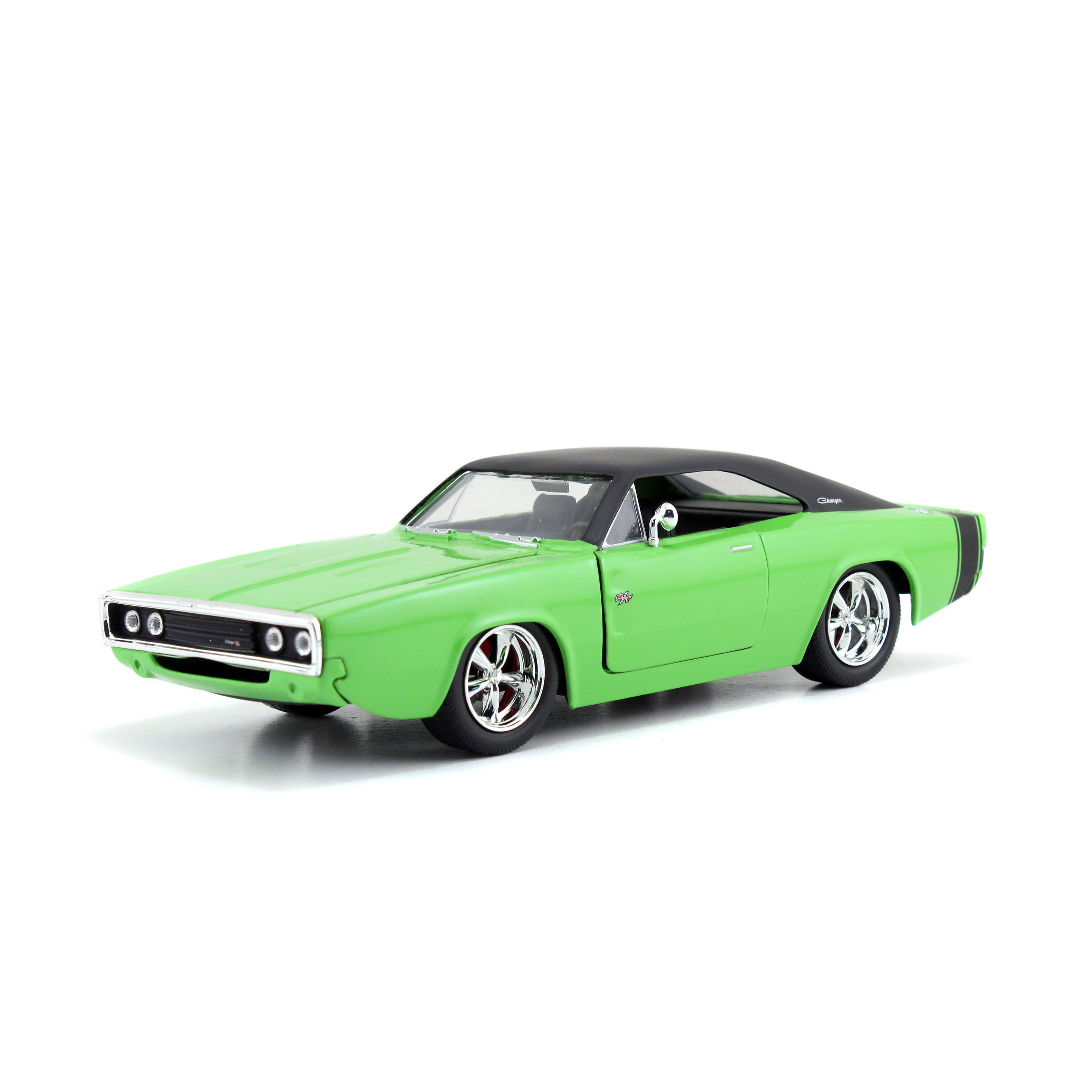 Big Time Muscle 1970 Dodge Charger R/T Die-cast Car Green Play Vehicles